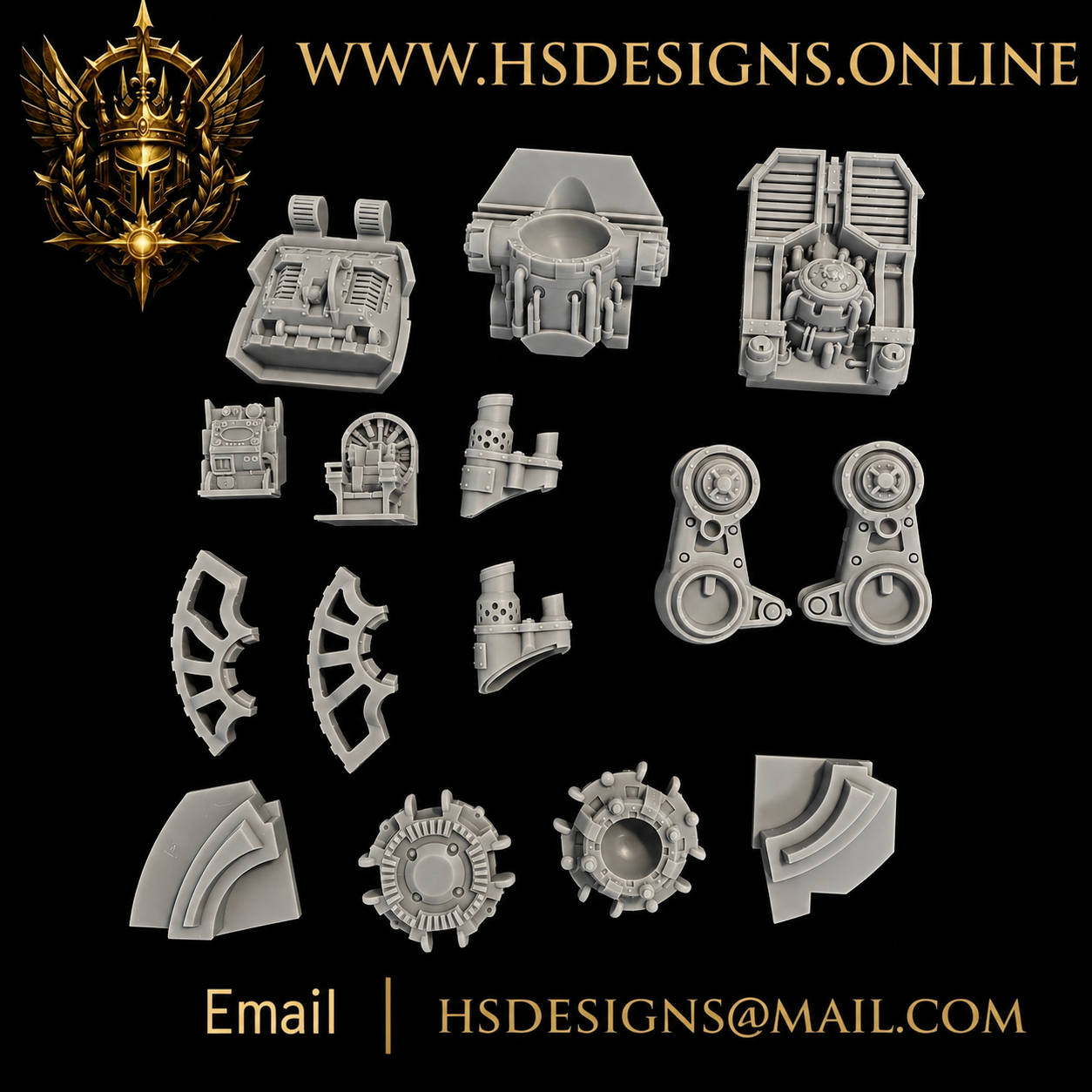 Grimdark Mech Warrior Version 2 – Resin Kit