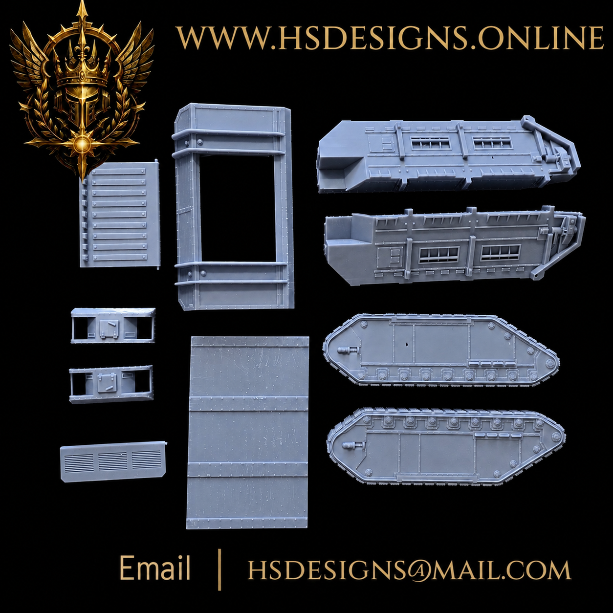 Grimdark Medusa Transport for Guardsman – Resin Kit