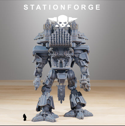StationForge Titan – Colossal War Engine (3D Printed Miniature)