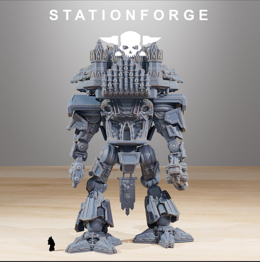 StationForge Titan – Colossal War Engine (3D Printed Miniature)