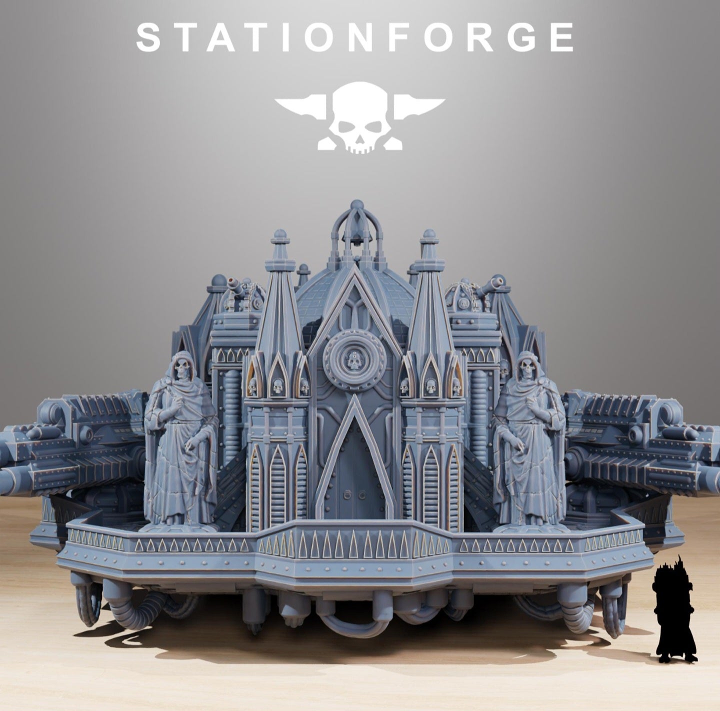 StationForge Titan – Colossal War Engine (3D Printed Miniature)