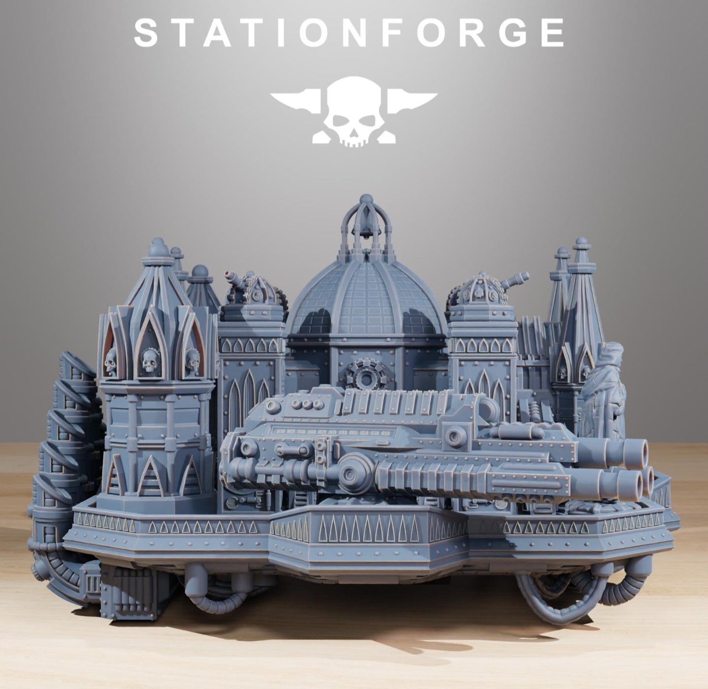 StationForge Titan – Colossal War Engine (3D Printed Miniature)