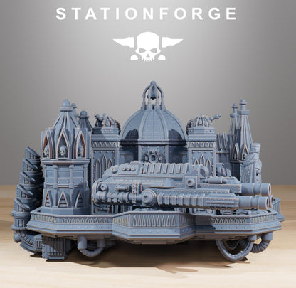 StationForge Titan – Colossal War Engine (3D Printed Miniature)