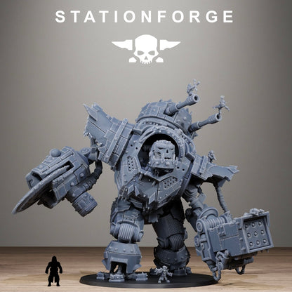 StationForge Ork Giant – Stompa Warboss (3D Printed Miniature)