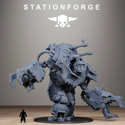 StationForge Ork Giant – Stompa Warboss (3D Printed Miniature)
