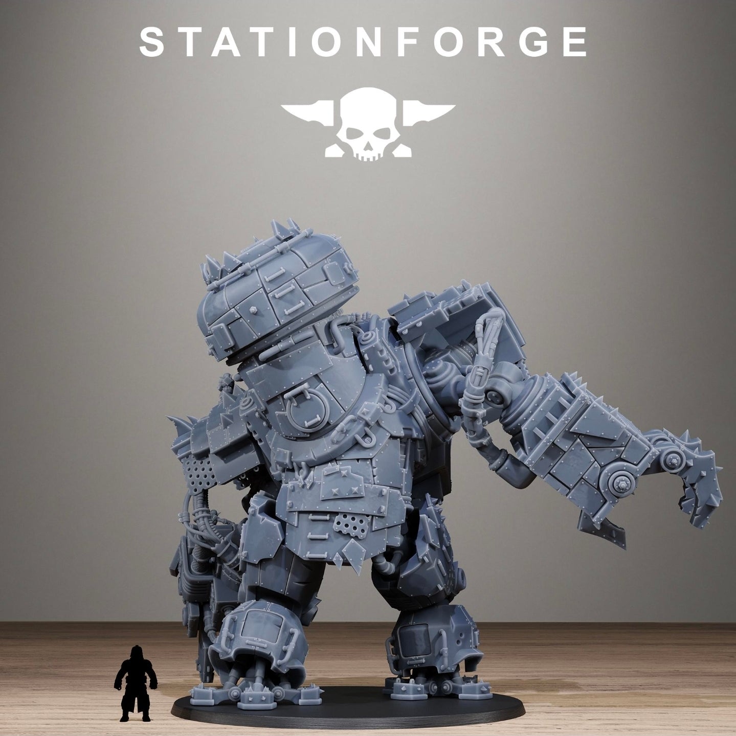 StationForge Ork Giant – Stompa Warboss (3D Printed Miniature)