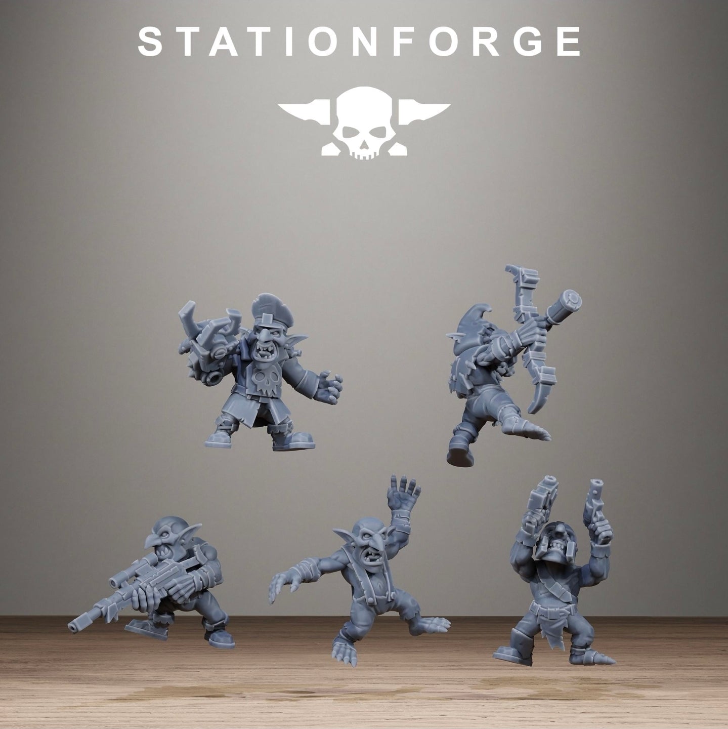 StationForge Ork Giant – Stompa Warboss (3D Printed Miniature)