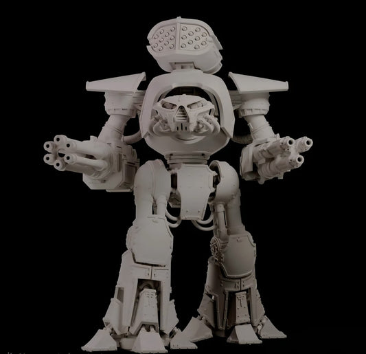 Grimdark Giant Reaper Mech Warrior Lord – Resin Kit