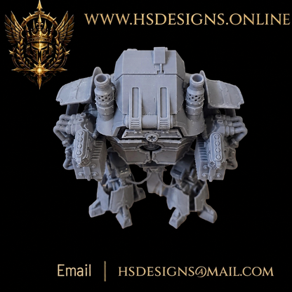 Grimdark Mech Warrior Version 2 – Resin Kit