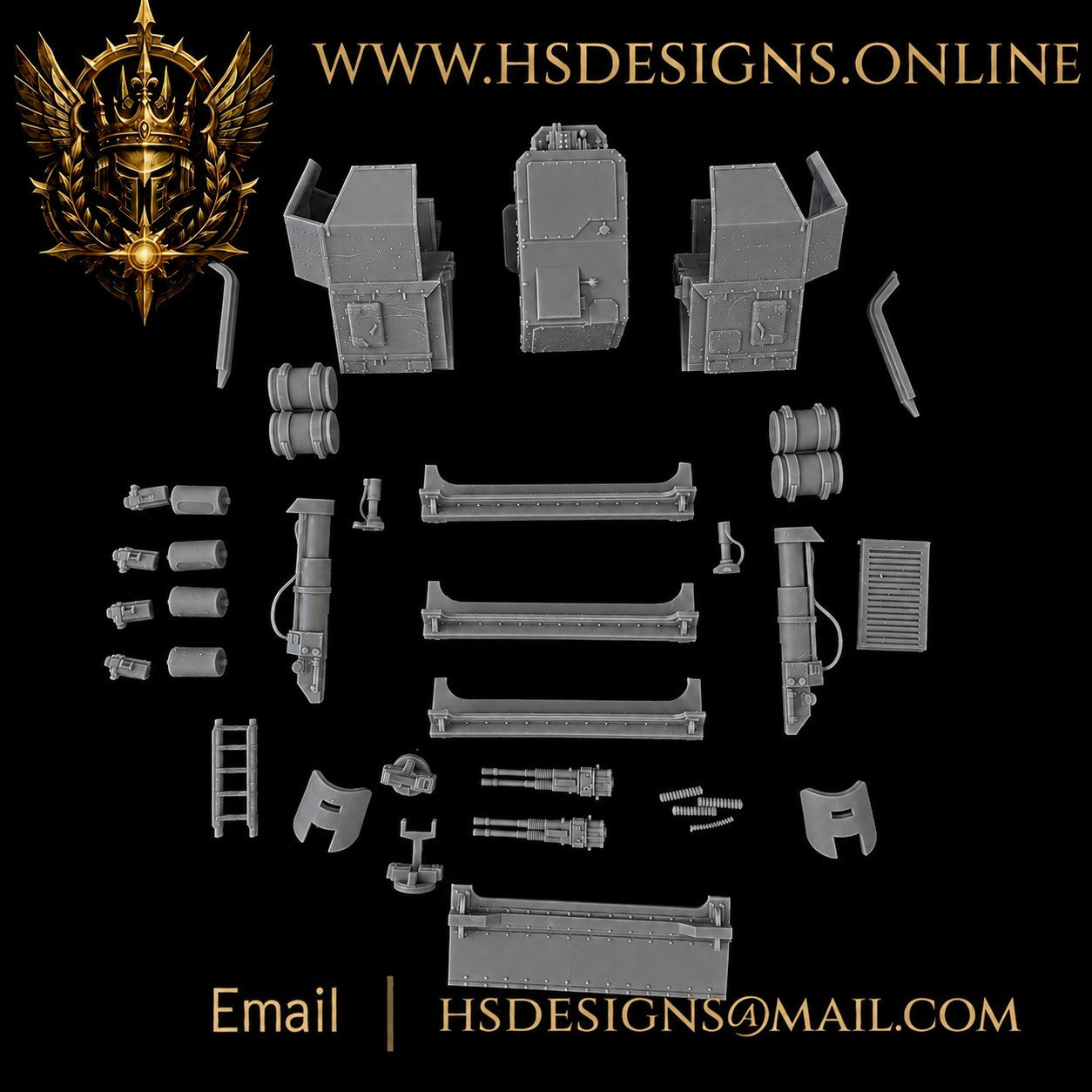 Grimdark Medusa Transport for Guardsman – Resin Kit