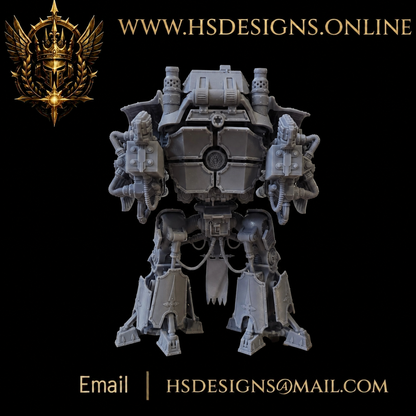 Grimdark Mech Warrior Version 2 – Resin Kit