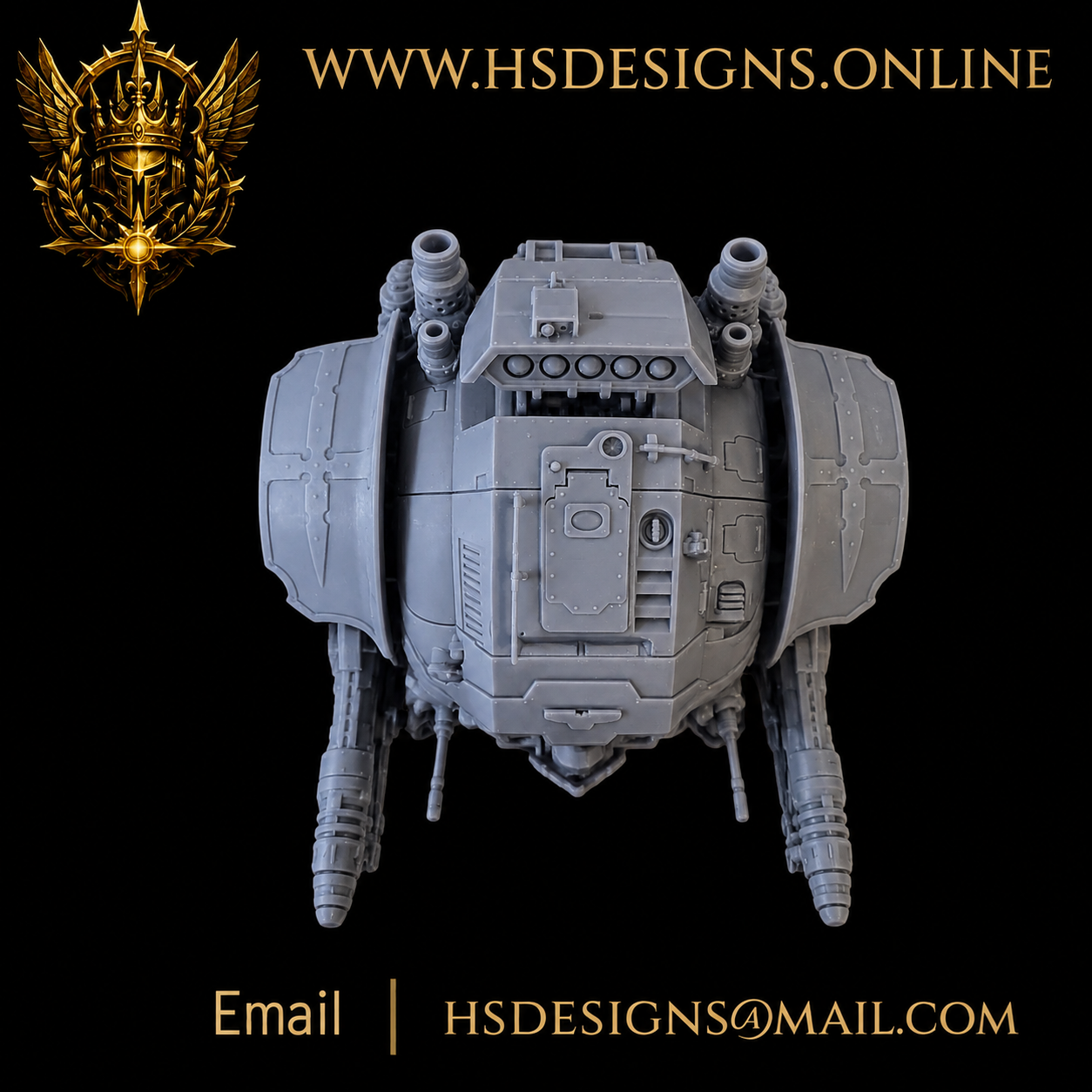 Grimdark Mech Warrior Version 2 – Resin Kit