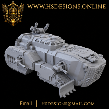 Grimdark Heavy Armoured Transport – Resin Kit