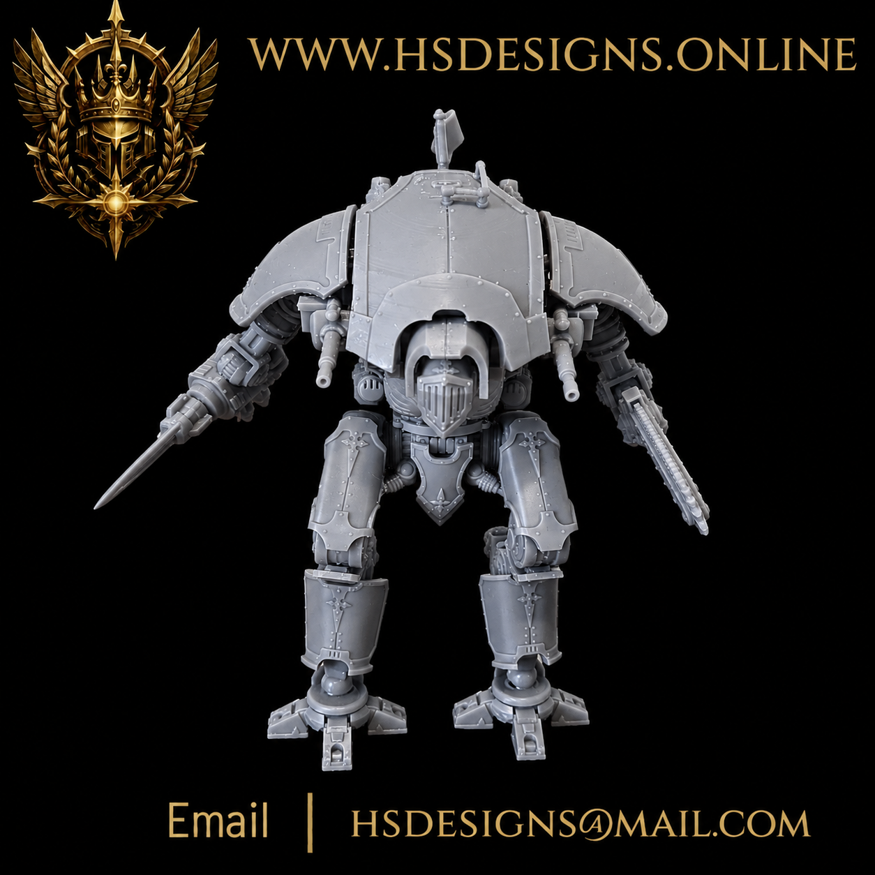 Grimdark Mechwarrior Mk.IV – Resin Miniature Kit