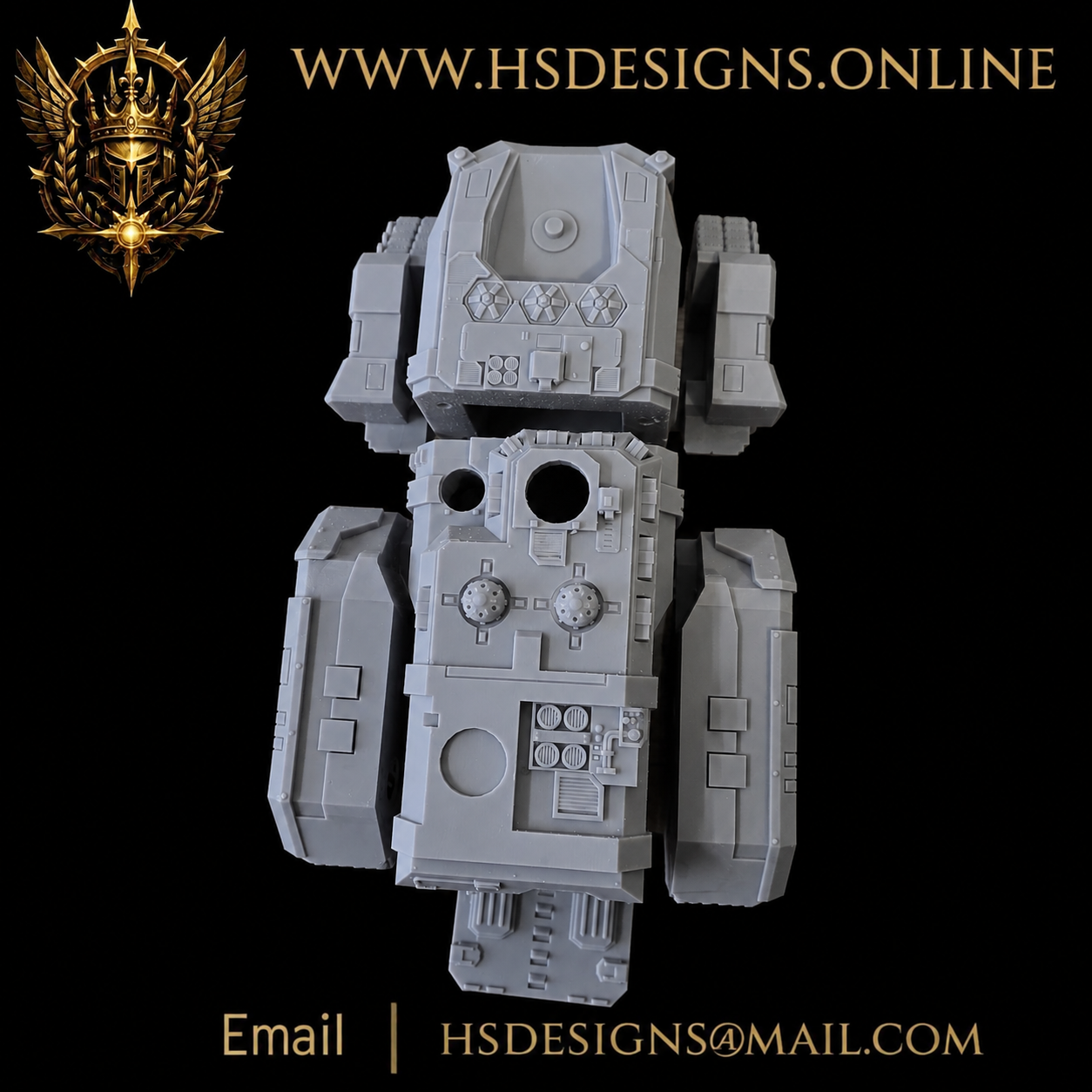 Grimdark Heavy Armoured Transport – Resin Kit