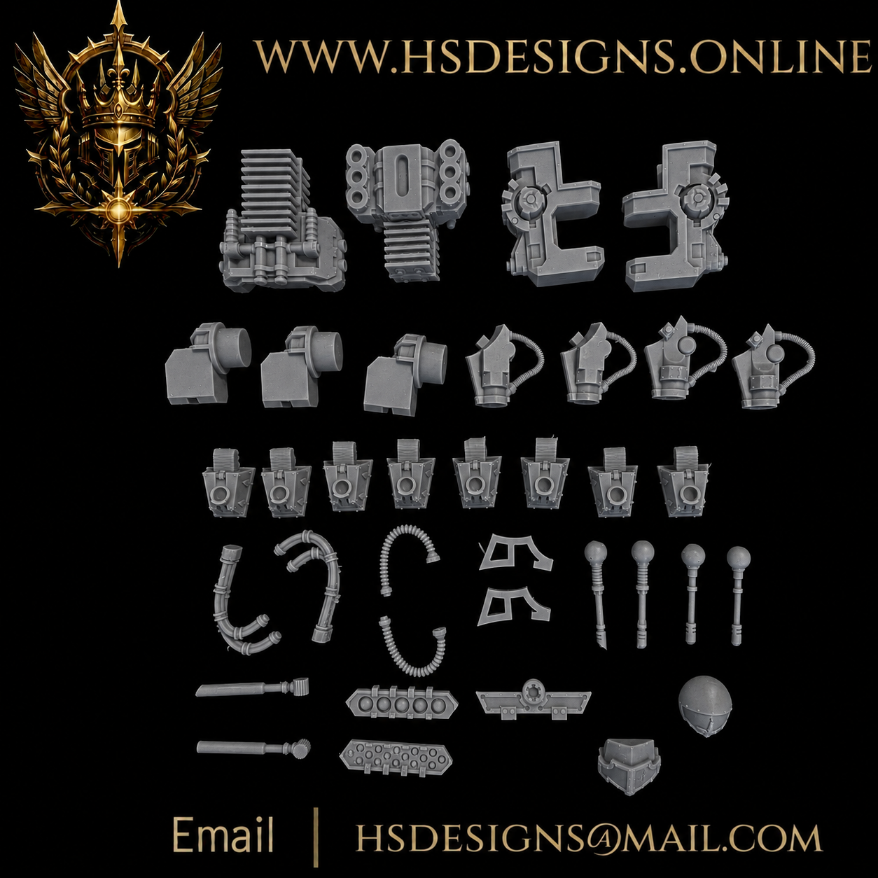 Grimdark Mech Warrior Version 2 – Resin Kit