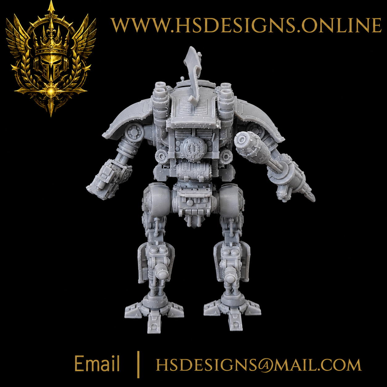 Grimdark Mechwarrior Mk.IV – Resin Miniature Kit
