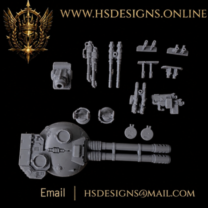 Grimdark Heavy Battle Tank – Resin Miniature Kit