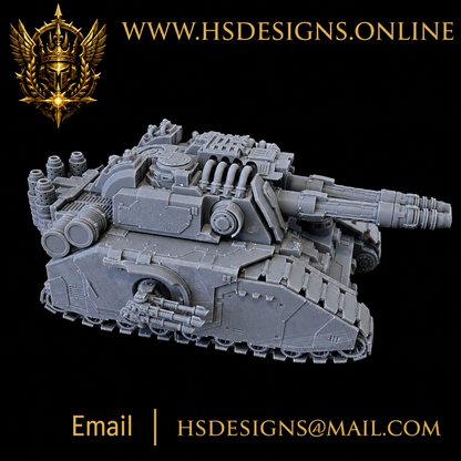 Grimdark Super-Heavy Battle Tank – Resin Miniature Kit