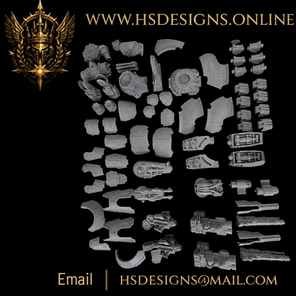 Grimdark Giant Mech Lord – Resin Kit
